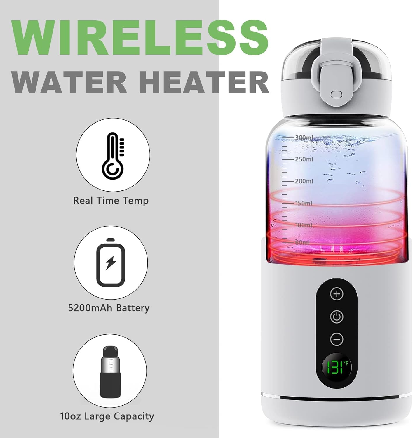 Portable water and milk heater